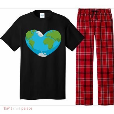 Earth Shaped Heart Pajama Set