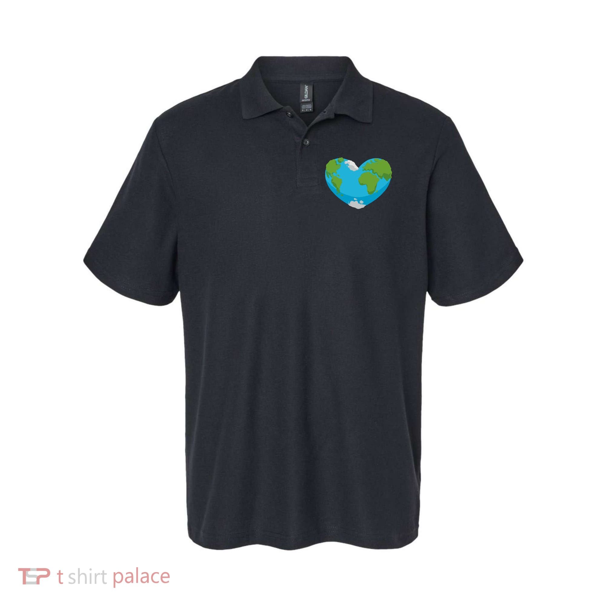 Earth Shaped Heart Polo