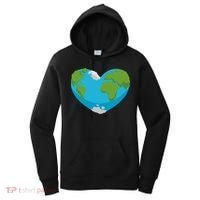 Earth Shaped Heart Women's Hoodie thumb 0