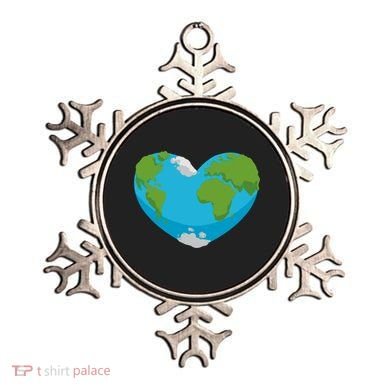 Earth Shaped Heart Ornament