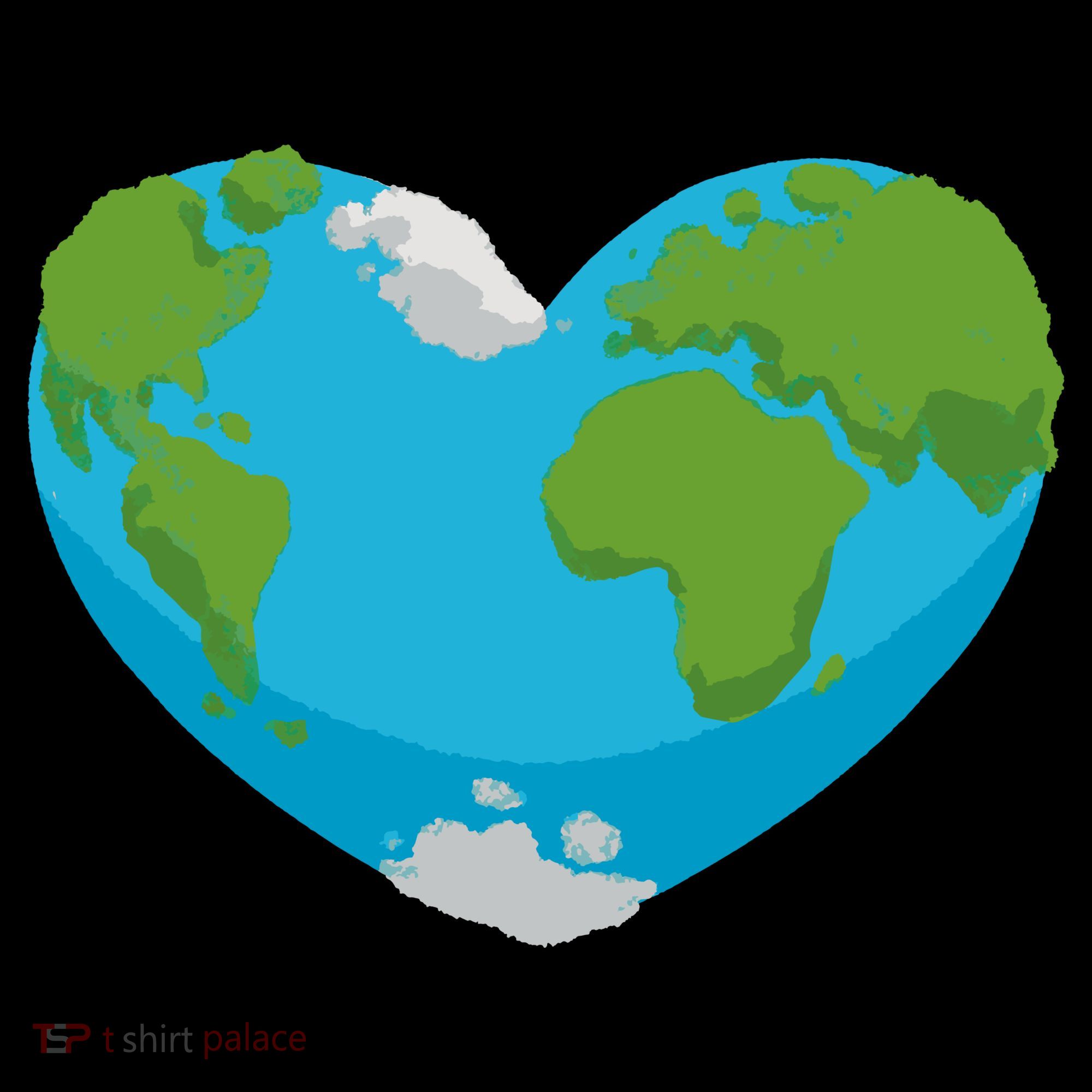 Earth Shaped Heart Ornament