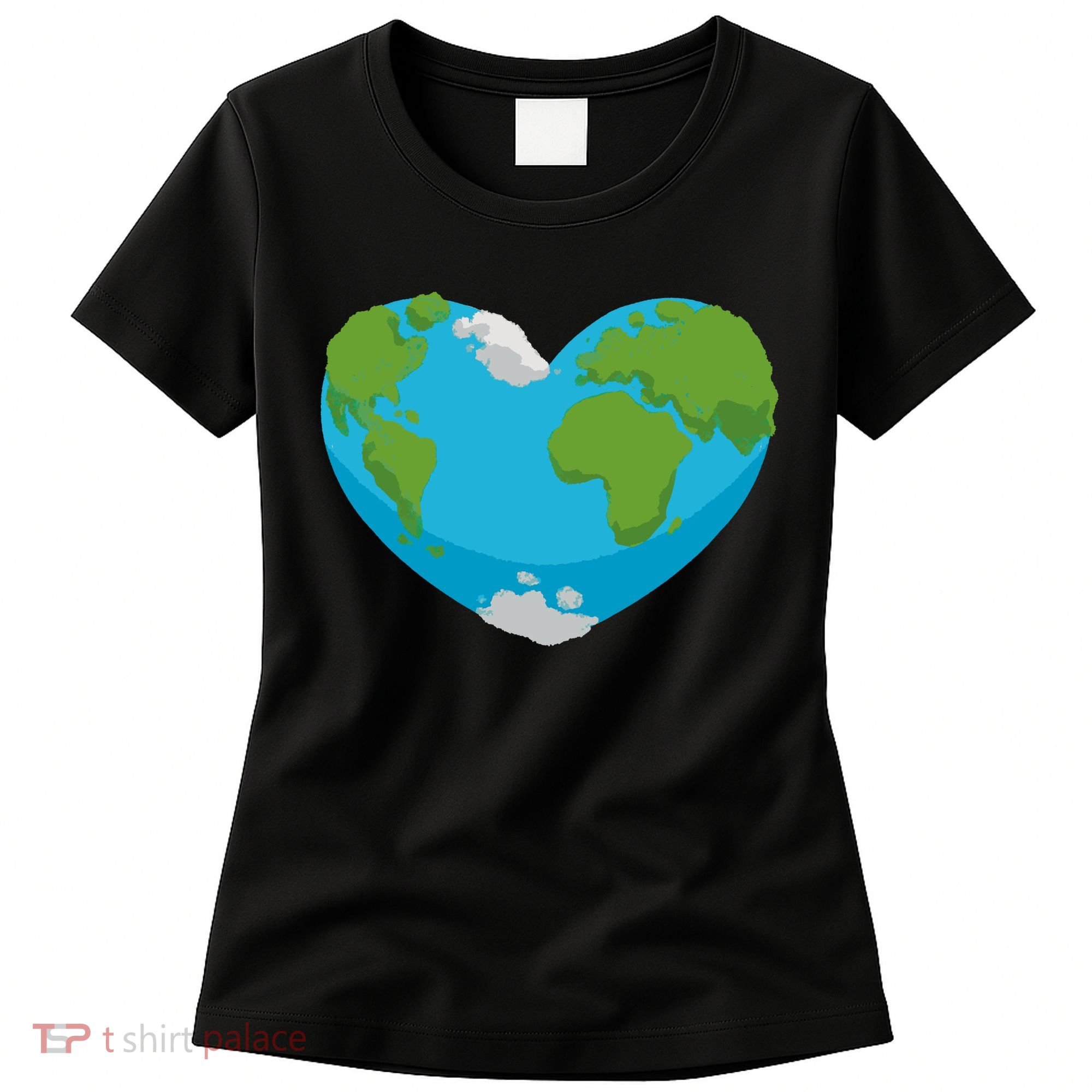 Earth Shaped Heart Women's T-Shirt