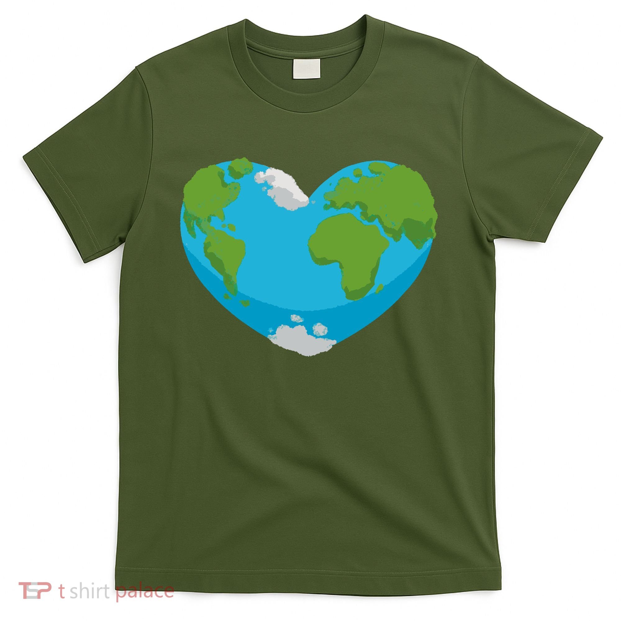 Earth Shaped Heart T-Shirt