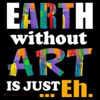 Earth Without Art Is Just Eh Backpack thumb 2