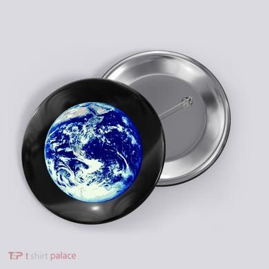 Earth World Button