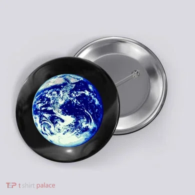 Earth World Button