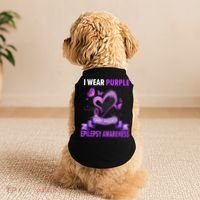 Epilepsy Awareness S I Wear Purple For My Daughter Doggie Tank thumb 2