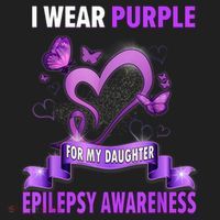 Epilepsy Awareness S I Wear Purple For My Daughter Beanie thumb 2