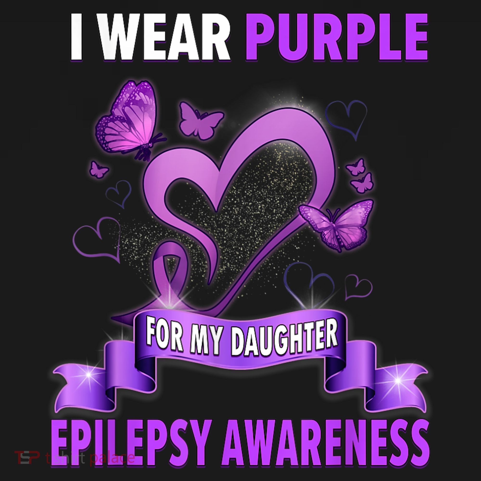 Epilepsy Awareness S I Wear Purple For My Daughter Women's Hoodie