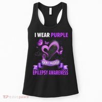 Epilepsy Awareness S I Wear Purple For My Daughter Women's Tank Top thumb 0