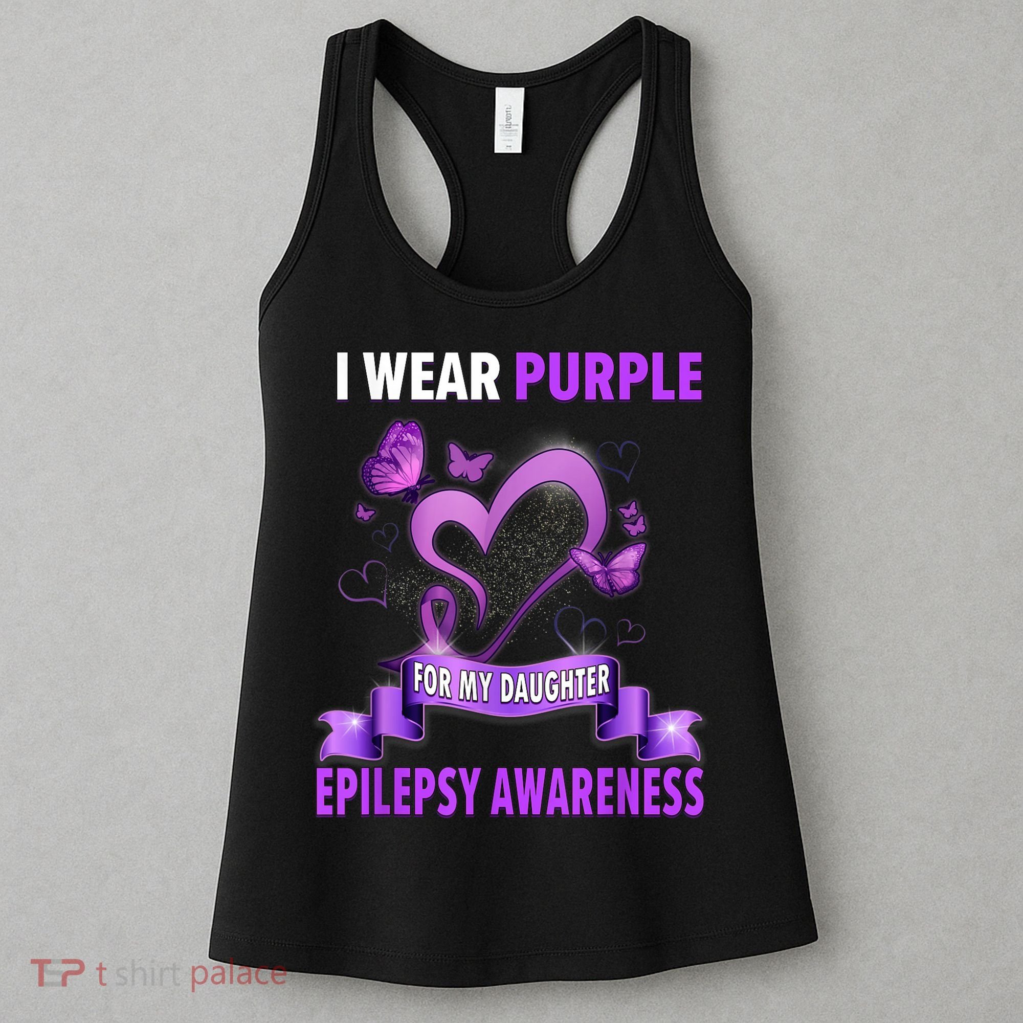 Epilepsy Awareness S I Wear Purple For My Daughter Women's Tank Top