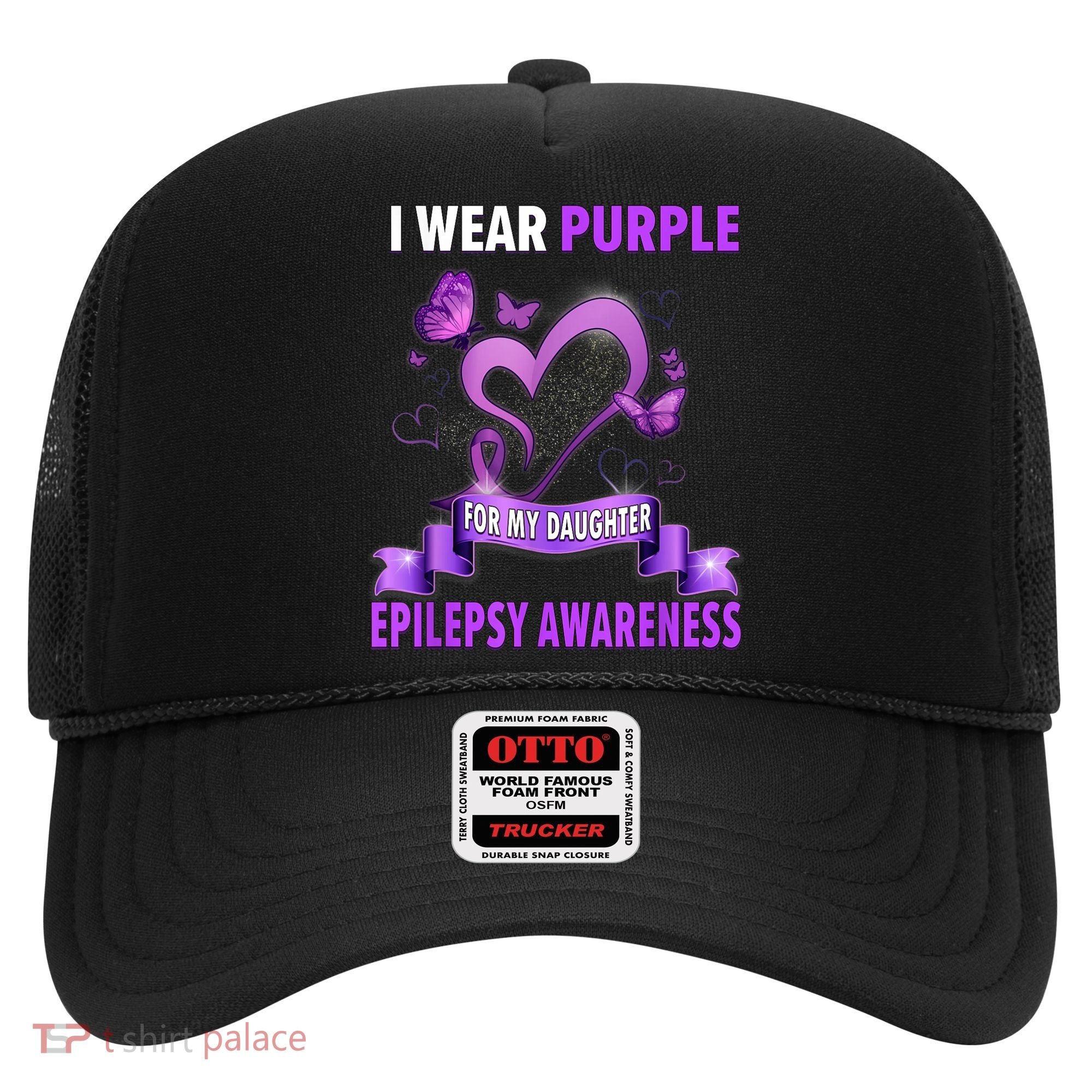 Epilepsy Awareness S I Wear Purple For My Daughter Hat