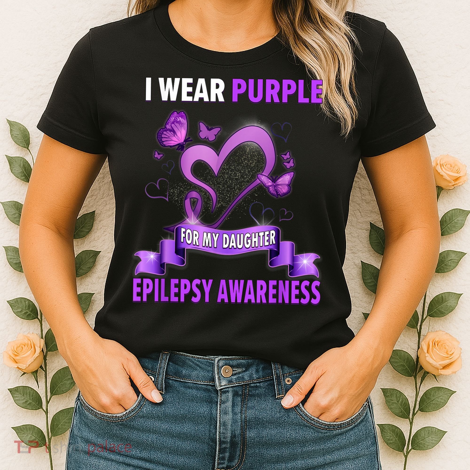 Epilepsy Awareness S I Wear Purple For My Daughter Women's T-Shirt
