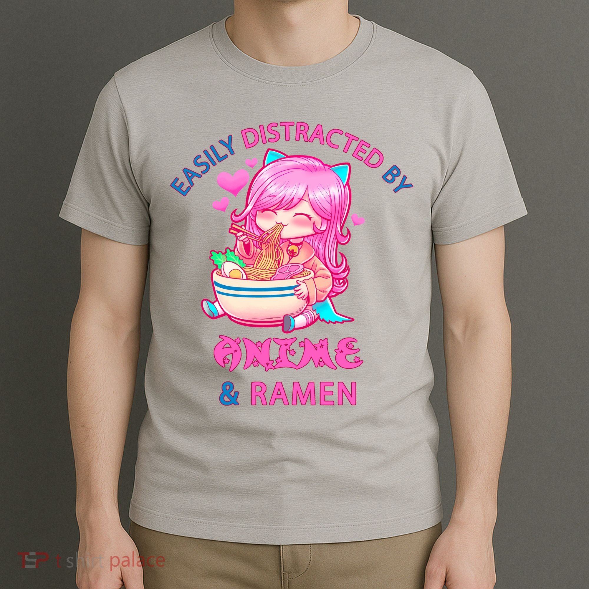 Easily Distracted By Anime & Ramen T-Shirt