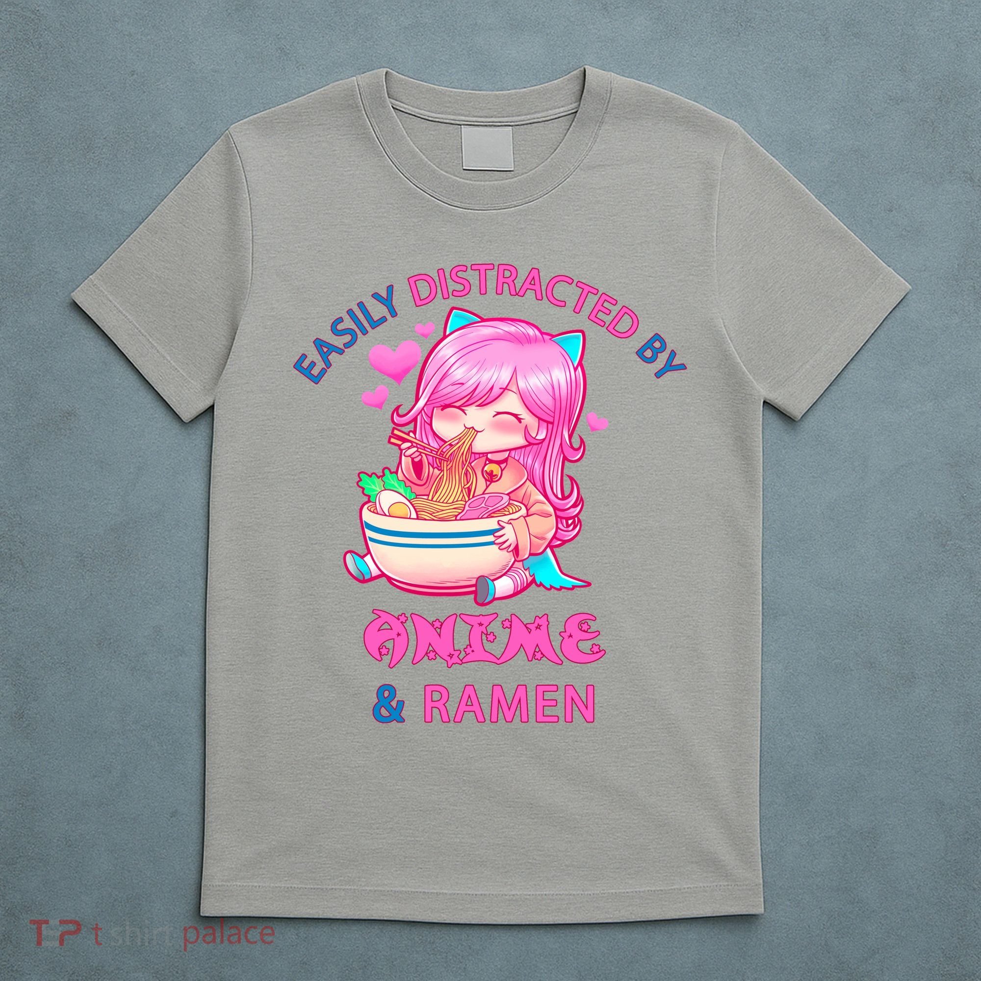 Easily Distracted By Anime & Ramen T-Shirt