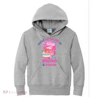 Easily Distracted By Anime & Ramen Kids Hoodie thumb 0