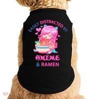 Easily Distracted By Anime & Ramen Doggie Tank thumb 0