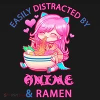 Easily Distracted By Anime & Ramen Bucket Hat thumb 4