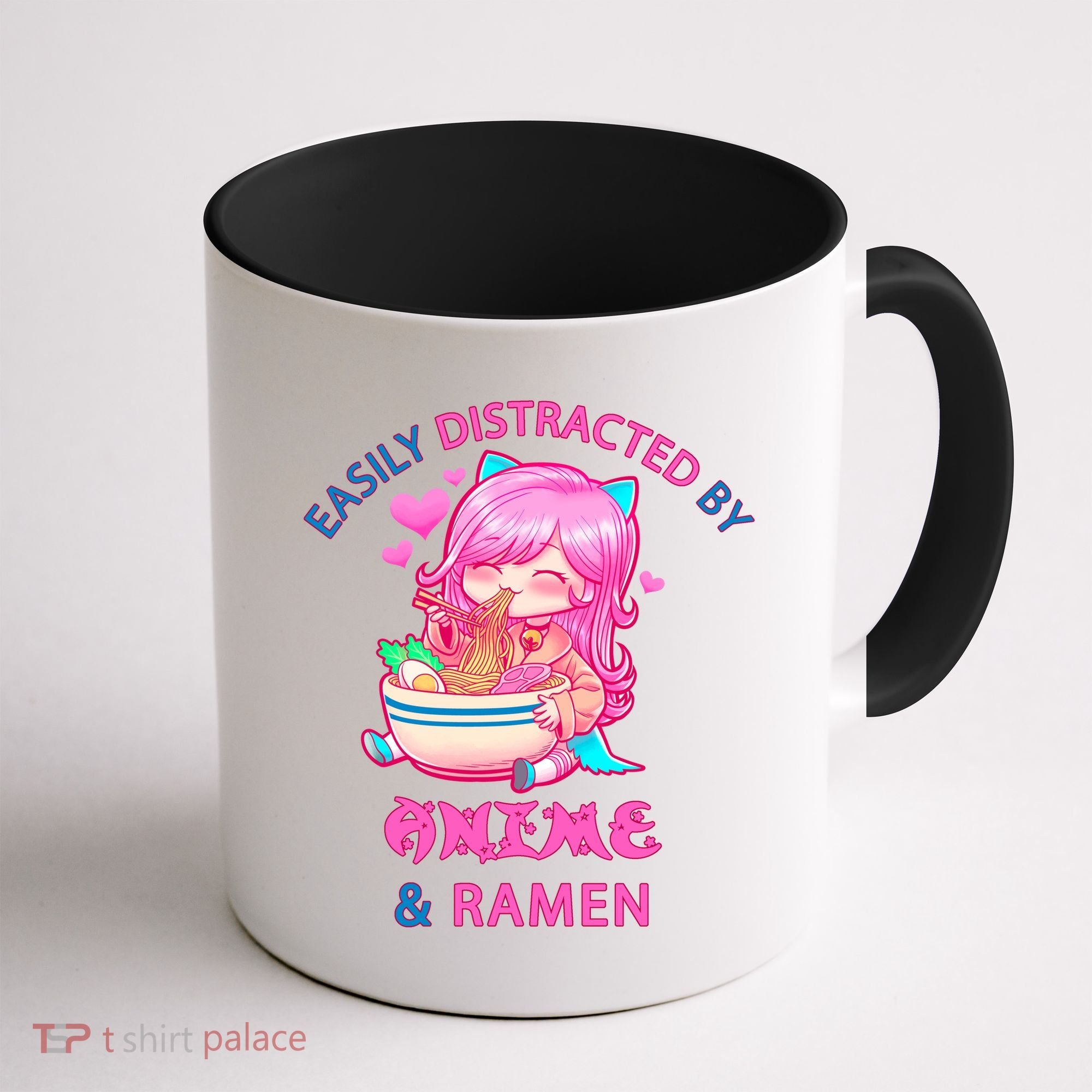 Easily Distracted By Anime & Ramen Coffee Mug