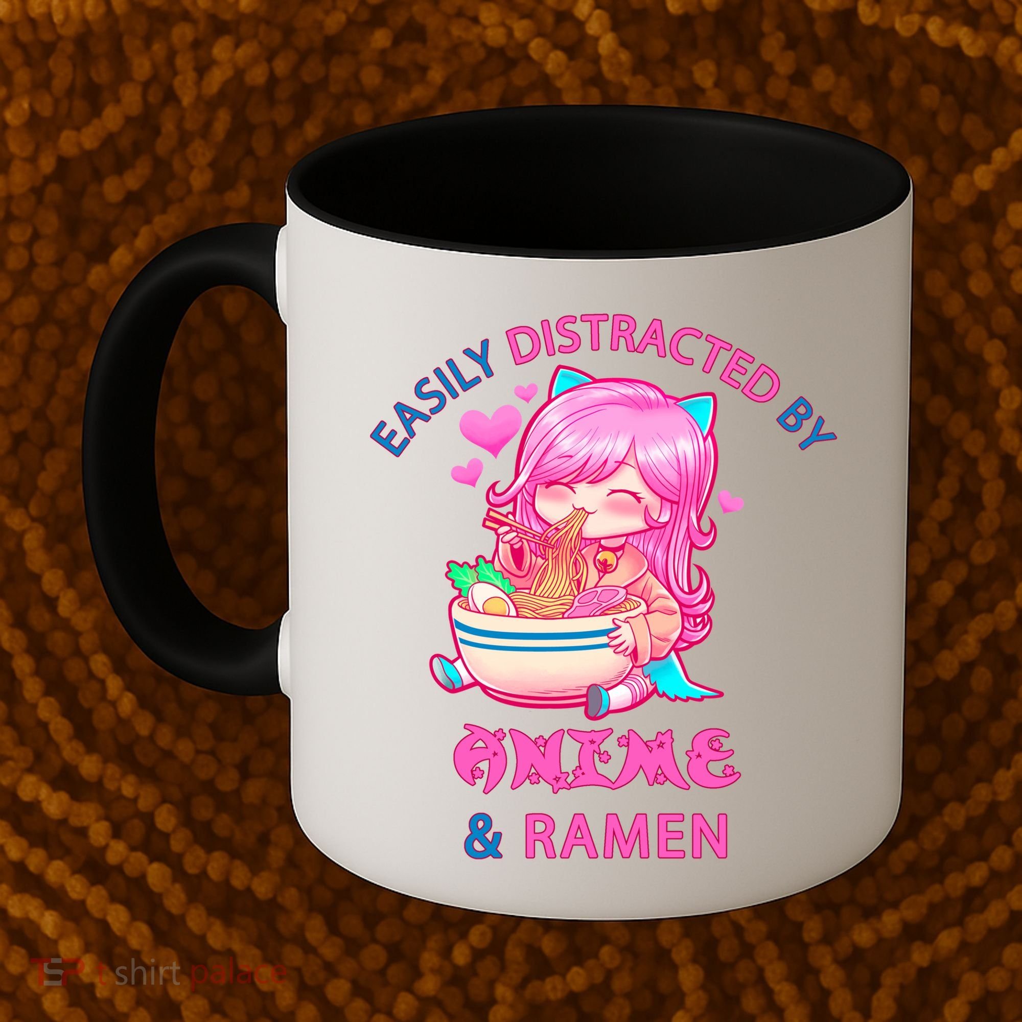 Easily Distracted By Anime & Ramen Coffee Mug