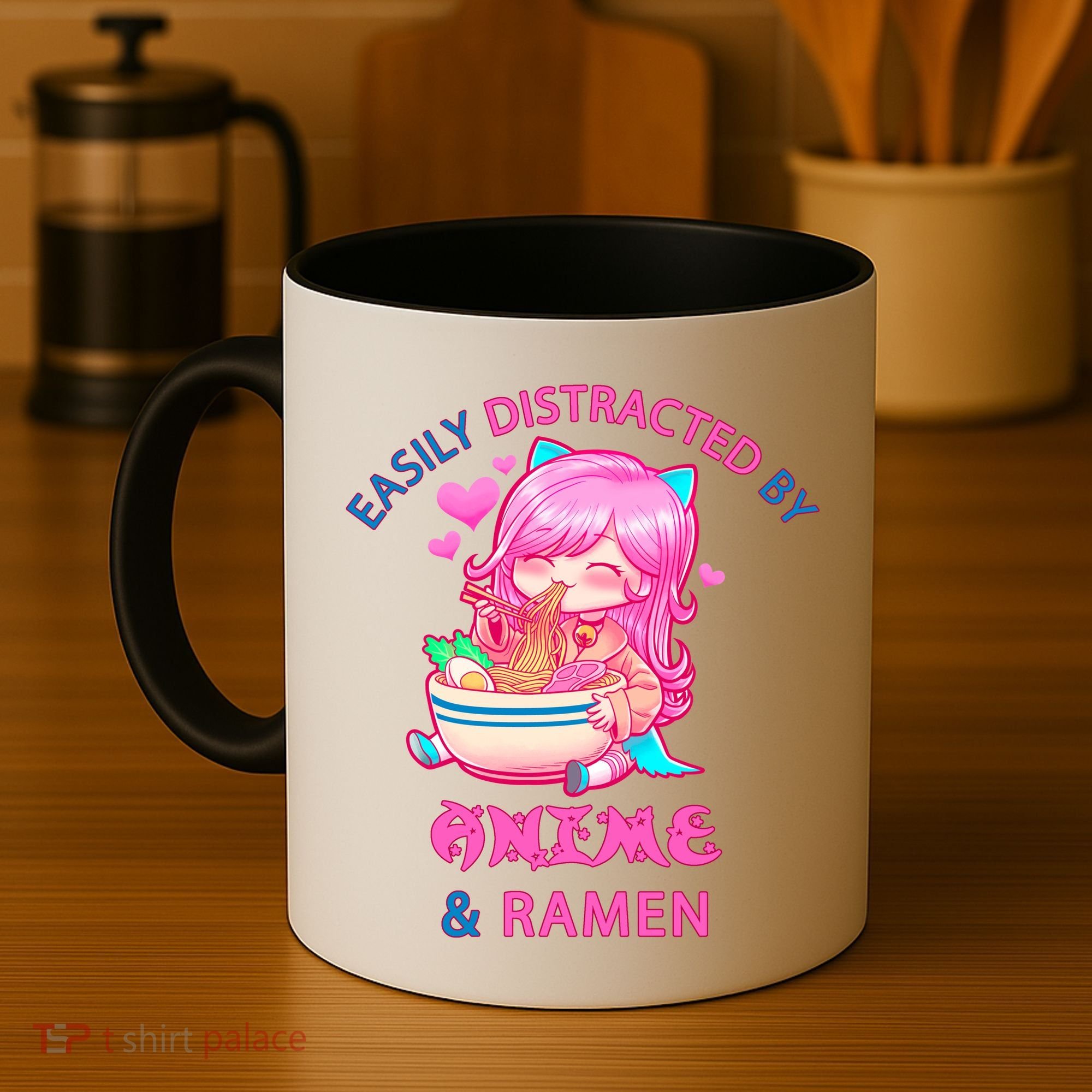 Easily Distracted By Anime & Ramen Coffee Mug