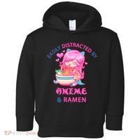 Easily Distracted By Anime & Ramen Toddler Hoodie thumb 0