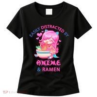 Easily Distracted By Anime & Ramen Women's T-Shirt thumb 0