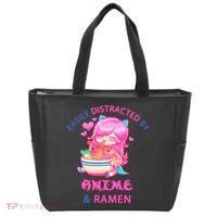 Easily Distracted By Anime & Ramen Tote Bag thumb 0