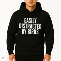 Easily Distracted By Birds Hoodie thumb 2