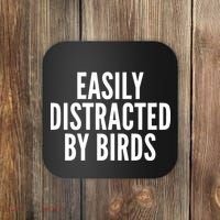 Easily Distracted By Birds Coaster thumb 0