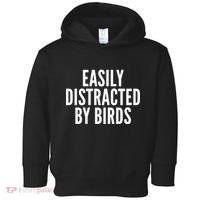 Easily Distracted By Birds Toddler Hoodie thumb 0