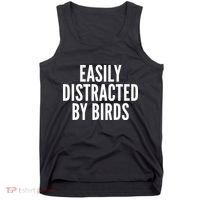 Easily Distracted By Birds Tank Top thumb 0