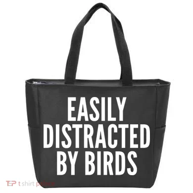 Easily Distracted By Birds Tote Bag