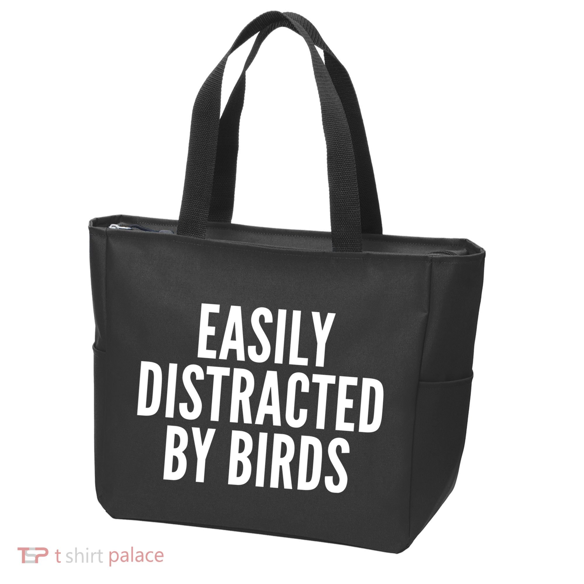 Easily Distracted By Birds Tote Bag