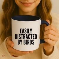 Easily Distracted By Birds Coffee Mug thumb 3