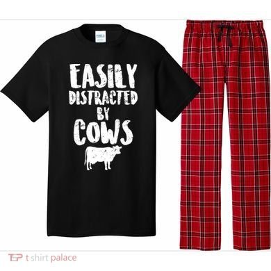 Easily Distracted By Cows Pajama Set