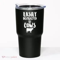 Easily Distracted By Cows Tumbler thumb 0