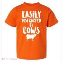 Easily Distracted By Cows Toddler T-Shirt thumb 0