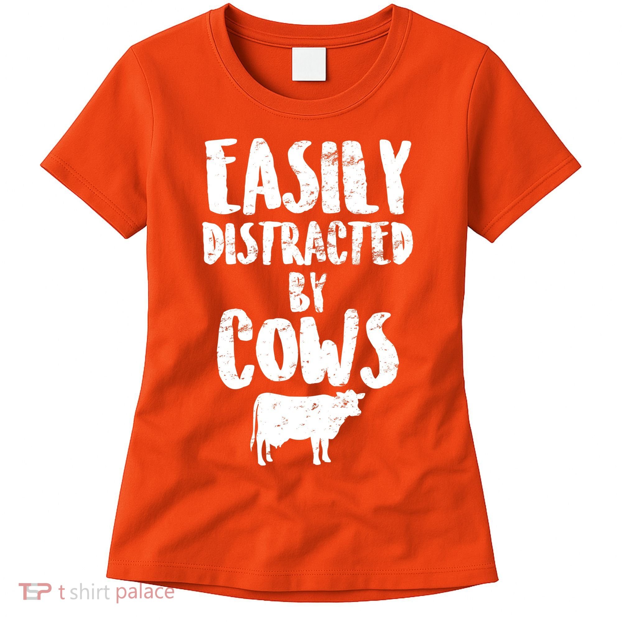Easily Distracted By Cows Women's T-Shirt