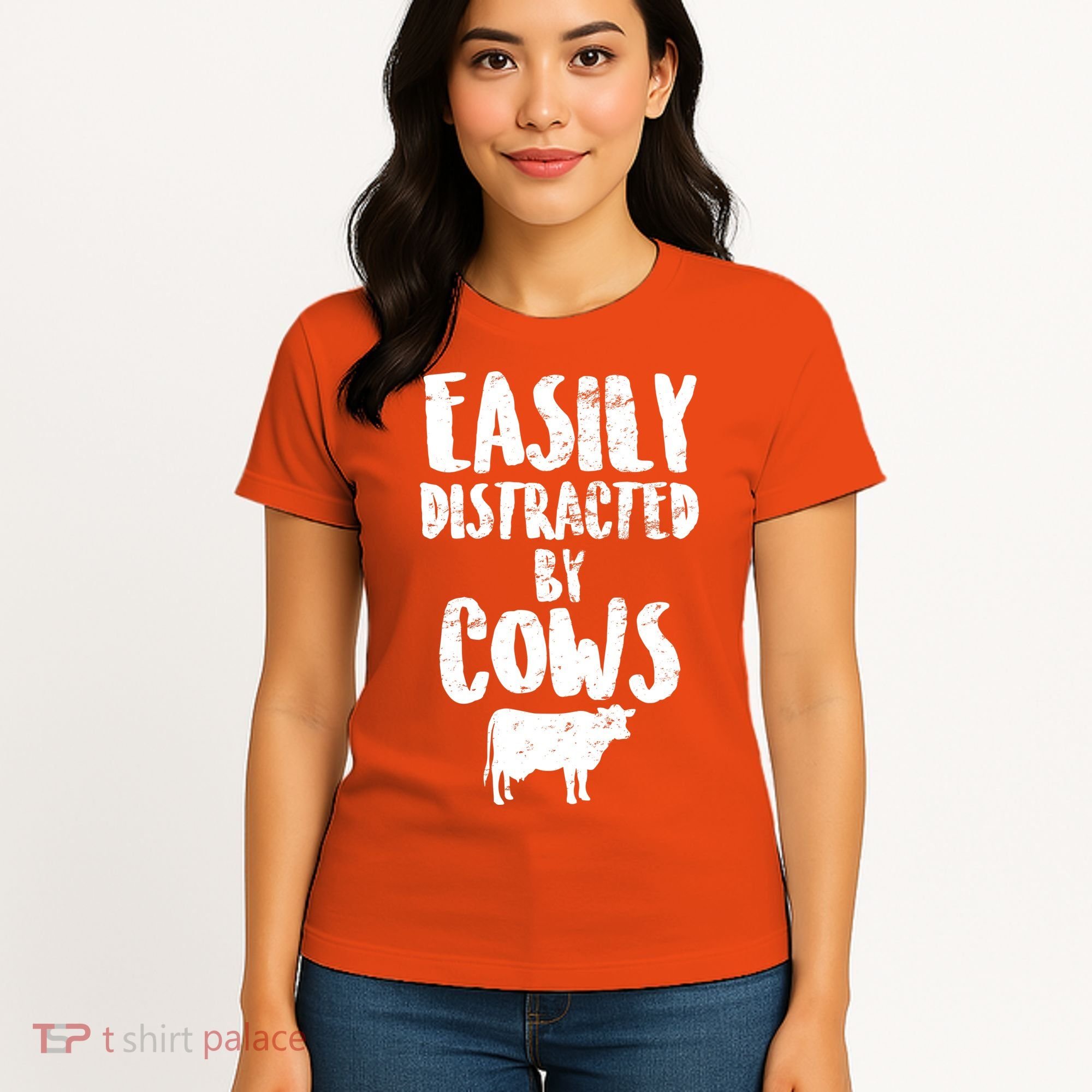Easily Distracted By Cows Women's T-Shirt