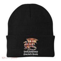 Easily Distracted By Dragons And Books Beanie thumb 0