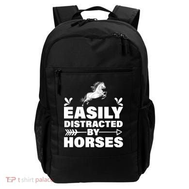 Easily Distracted By Horses Backpack