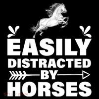 Easily Distracted By Horses Backpack thumb 2