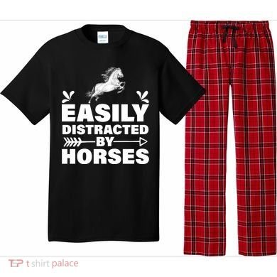 Easily Distracted By Horses Pajama Set