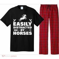 Easily Distracted By Horses Pajama Set thumb 0