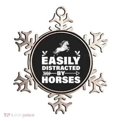 Easily Distracted By Horses Ornament