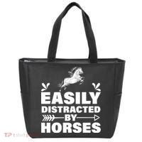 Easily Distracted By Horses Tote Bag thumb 0