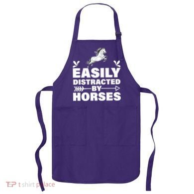 Easily Distracted By Horses Apron