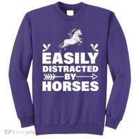 Easily Distracted By Horses Sweatshirt thumb 0