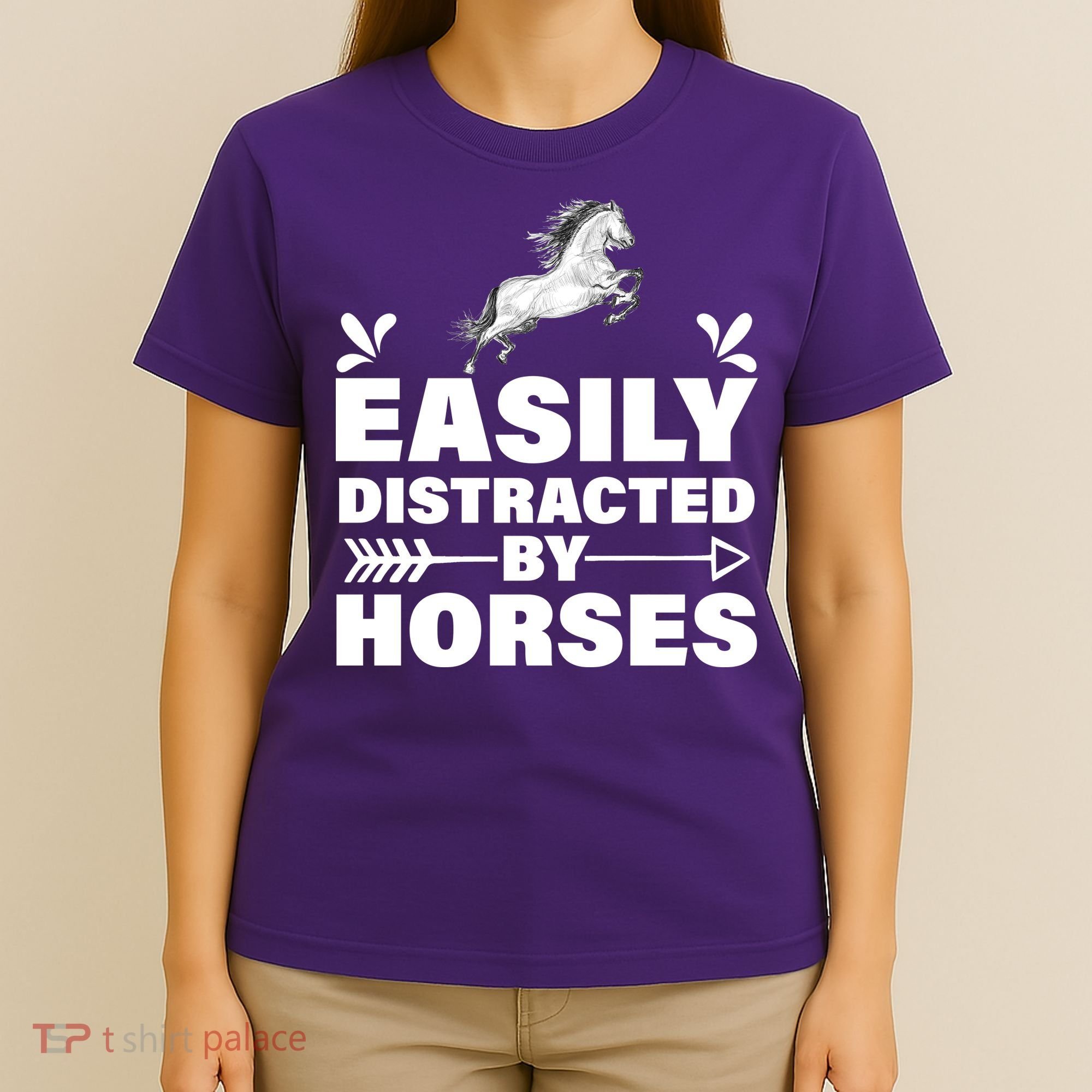Easily Distracted By Horses T-Shirt
